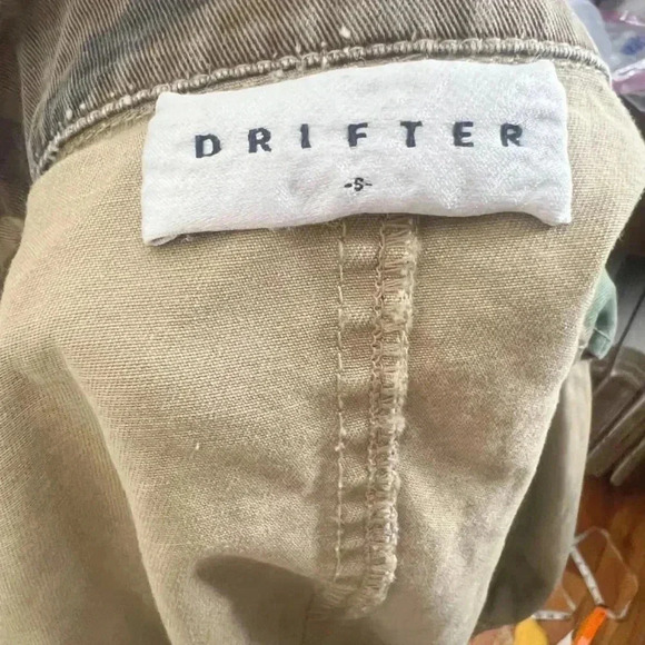 Drifter Industries Camo Military Jacket Army Coat Women's Size S - Picture 8 of 9